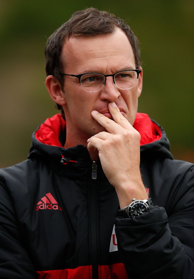 AFL 2016 Training - Essendon 140116 Essendon CEO Xavier Campbell - ${keywords}